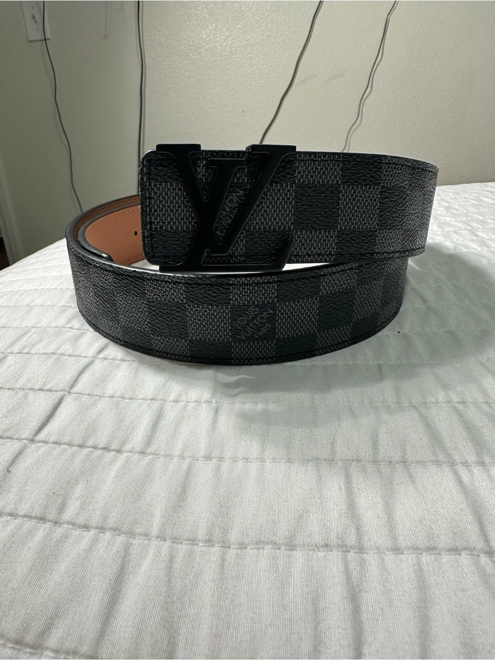 Black Louis Vuitton Belt